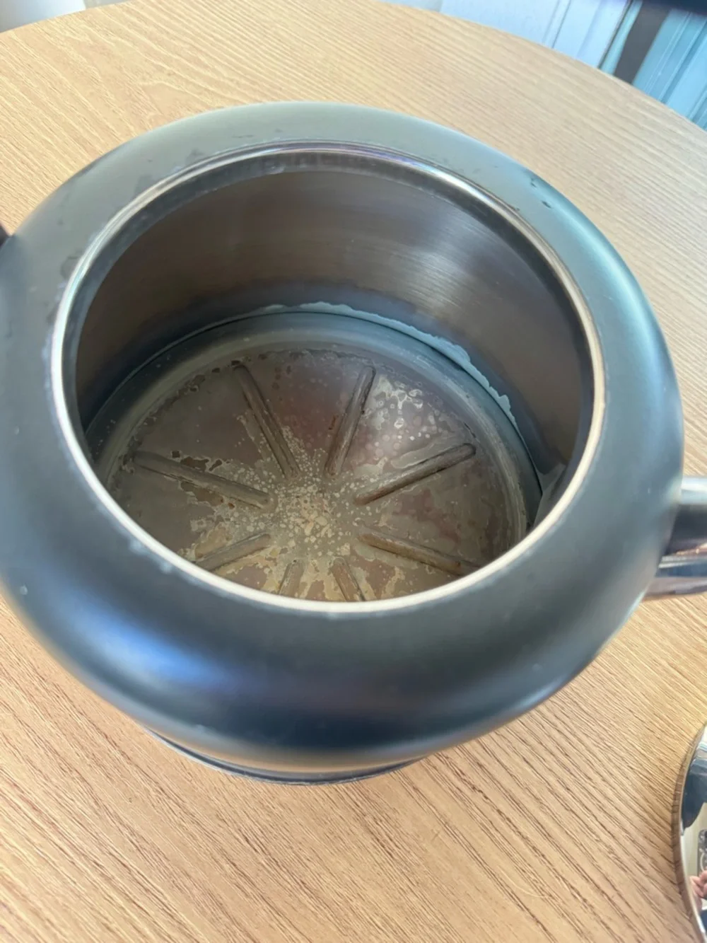 ALL CLAD Teakettle with Chrome Handle Charcoal Grey Whistling